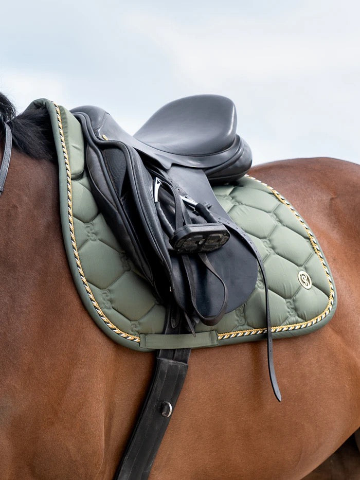 PS of Sweden Vintage green signature Jump saddlepad