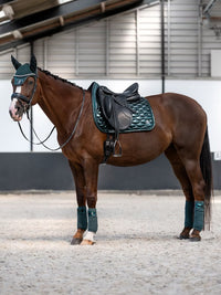 PS of Sweden mystic green metallic saddlepad Dressage saddlepad