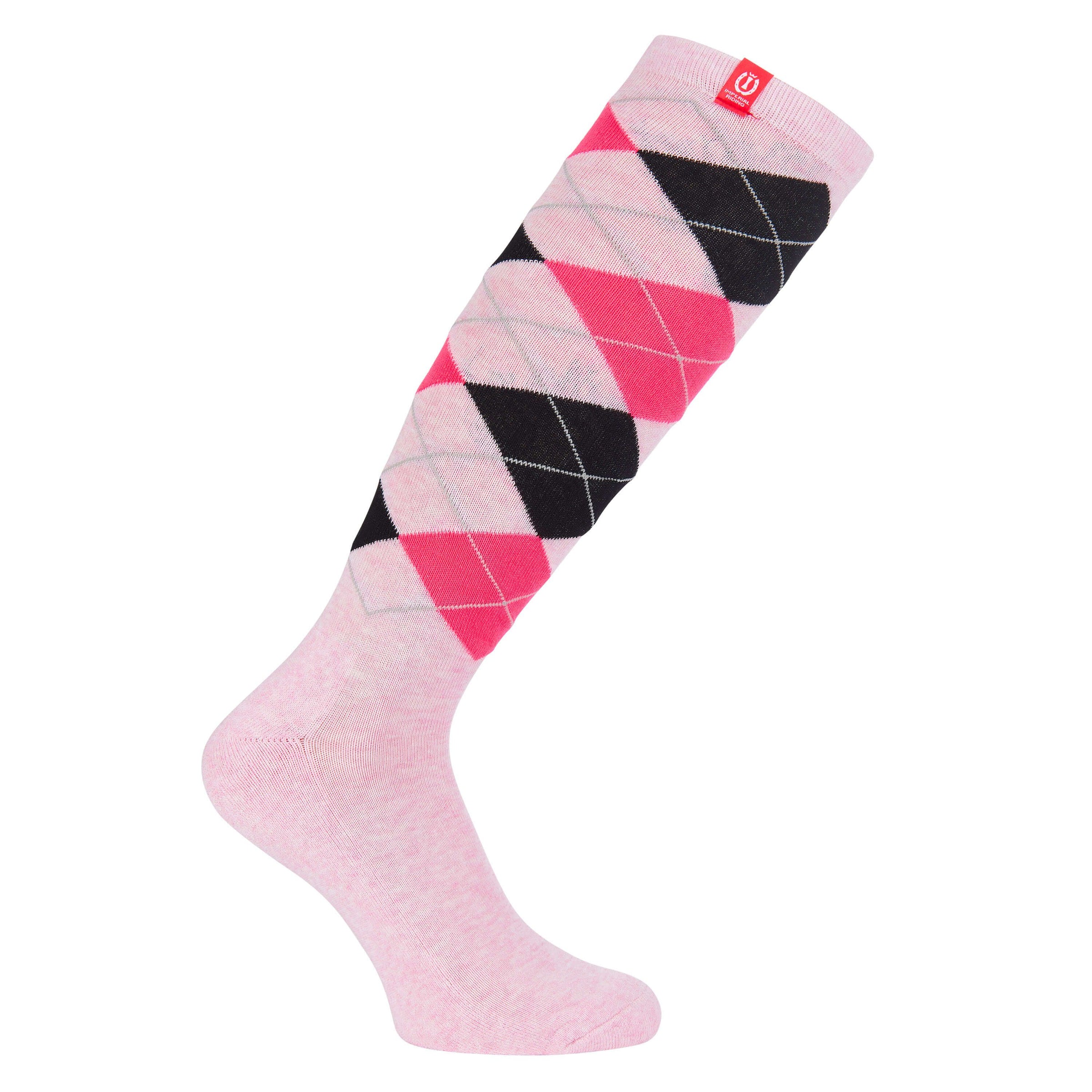 Imperial riding criss cross Rose gold riding socks