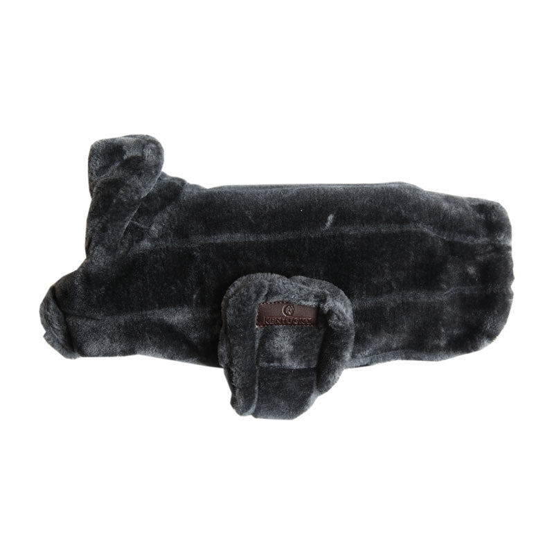 Kentucky faux fur dog coat