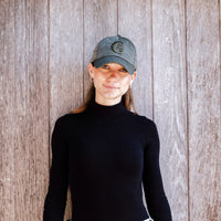 Kentucky horsewear baseball cap pine green glitter
