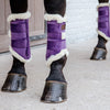 Kentucky horsewear velvet contrast brushing boots in purple