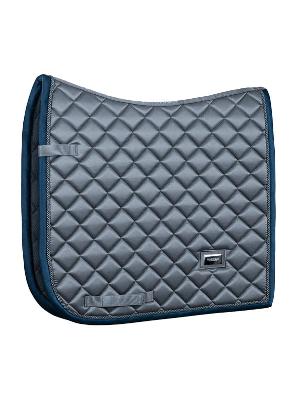 Equestrian Stockholm Metallic blue dressage saddlepad