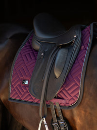 Equestrian Stockholm Modern Purple night dressage saddlepad