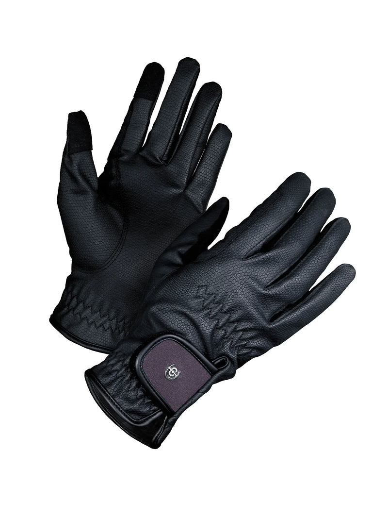 Equestrian stockholm motion dark violet gloves