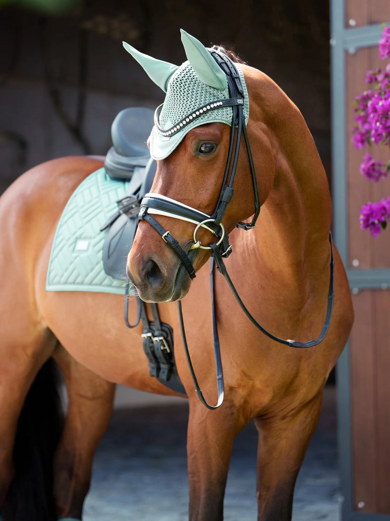 Equestrian stockholm mint fly veil