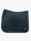 PS of Sweden Midnight green Velvet monogram Dressage saddlepad