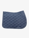 PS of Sweden Mist Blue Velvet monogram Jump saddlepad