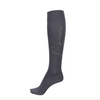 Pikeur dark grey knee socks with rhinestone