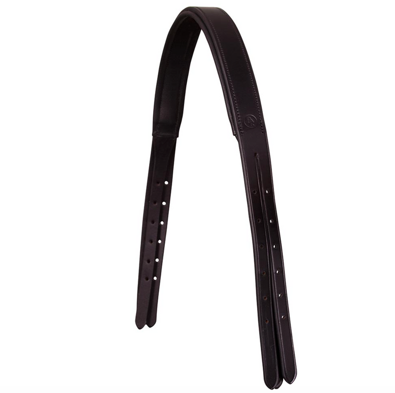 BR headpiece straight snaffle black leather