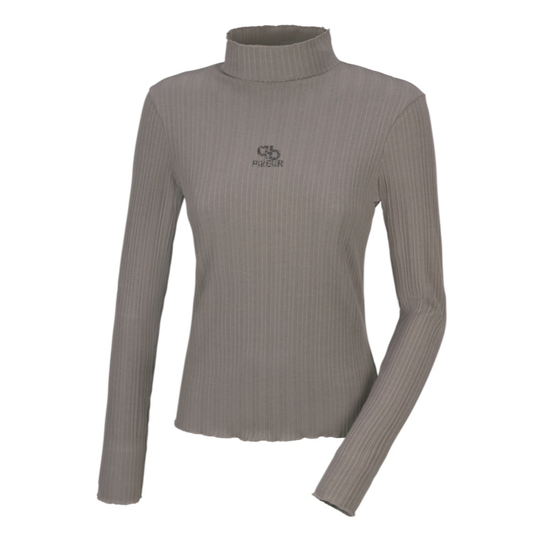 Pikeur selection roll neck top in Foggy green