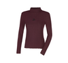 Pikeur selection roll neck top in Mulberry