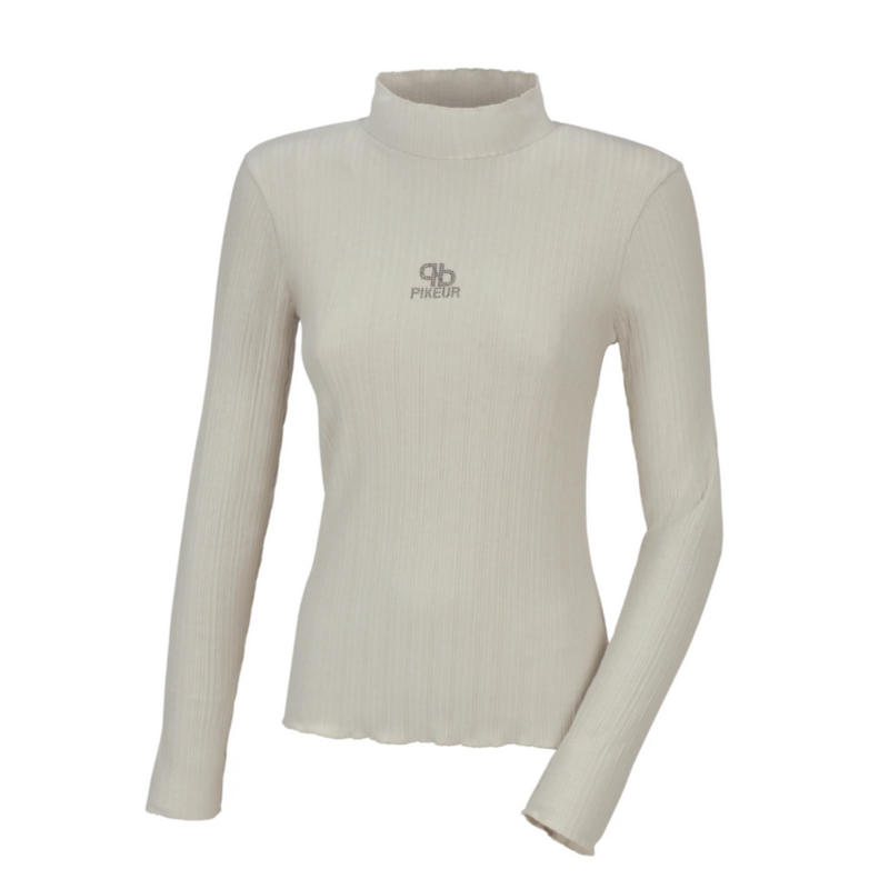 Pikeur selection roll neck top in Vintage mint