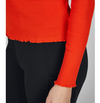 Eskadron Dynamic Poppy red turtleneck rib top