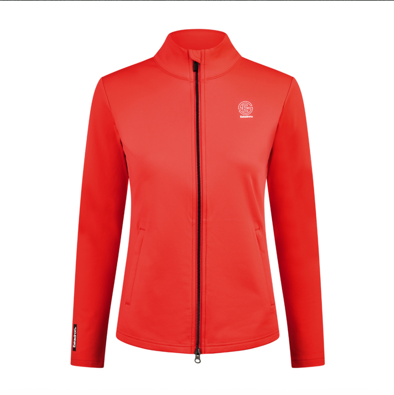 Eskadron Dynamic Poppy red zip-shirt