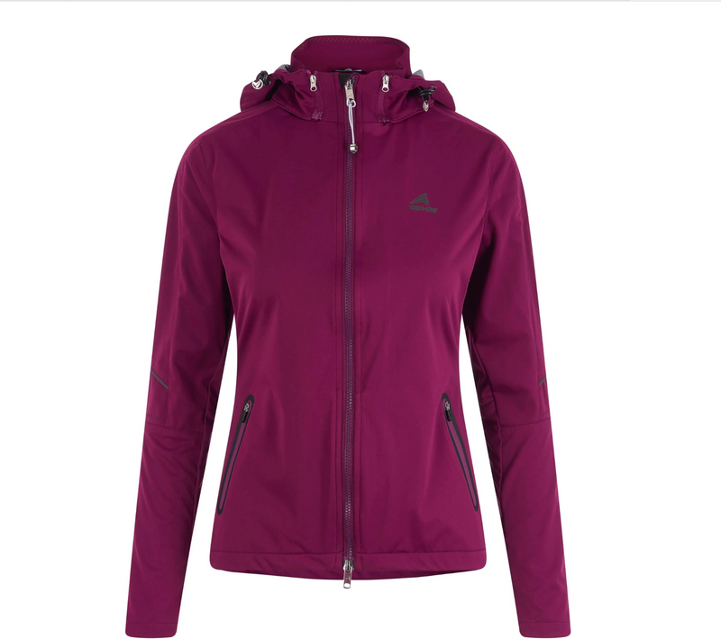 Eurostar Phoebe softshell jacket in dark purple