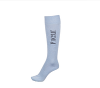 Pikeur Powder blue glitter knee socks