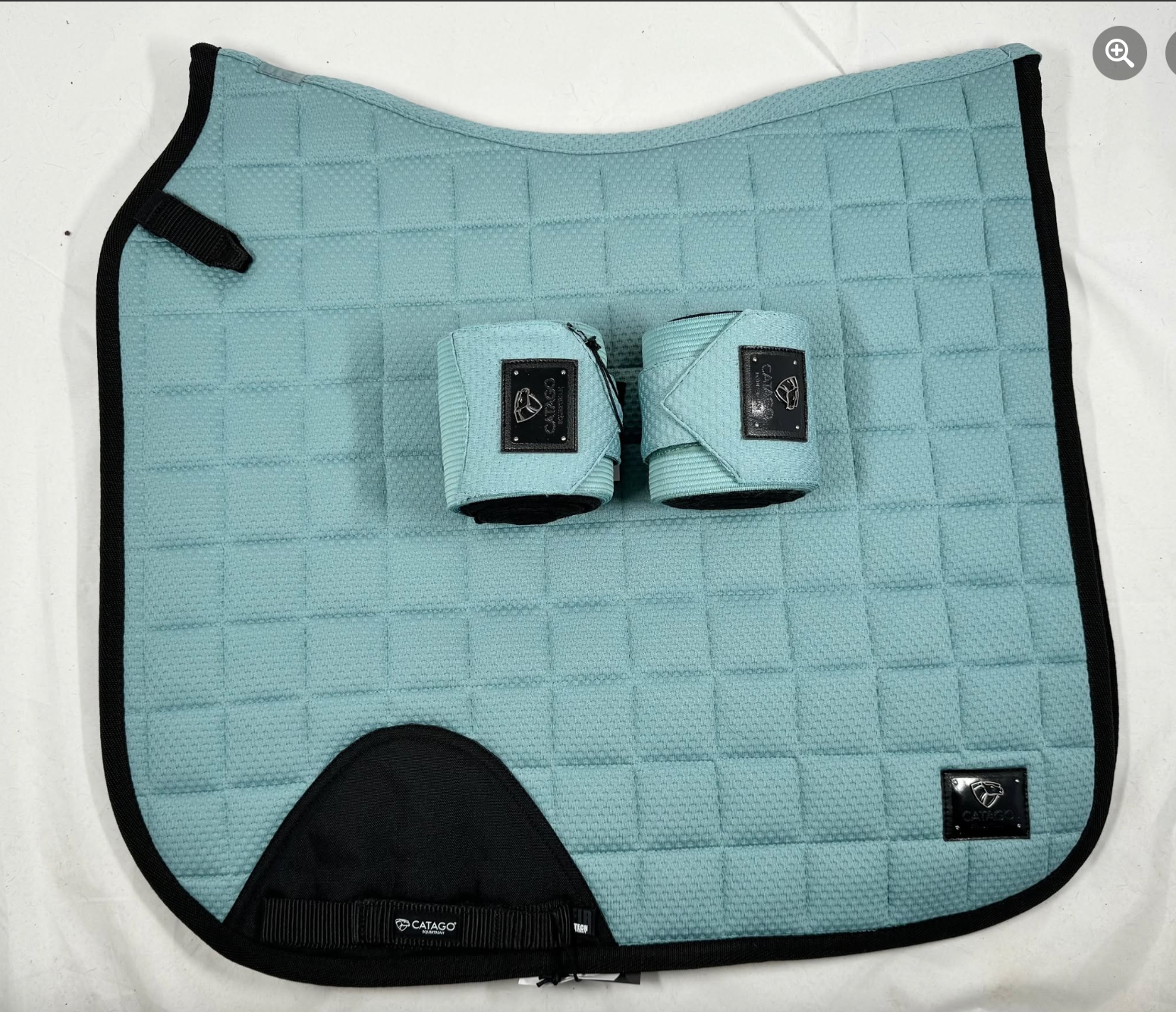 Catago FIR tech stone blue dressage set