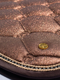 PS of Sweden Christmas stardust sparkly copper Dressage saddlepad