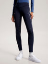 Tommy Hilfiger Elmira winter Full grip thermo riding leggings in Desert sky