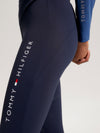 Tommy Hilfiger Elmira winter Full grip thermo riding leggings in Desert sky