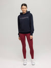 Tommy Hilfiger Elmira winter Full grip thermo riding leggings in Rouge