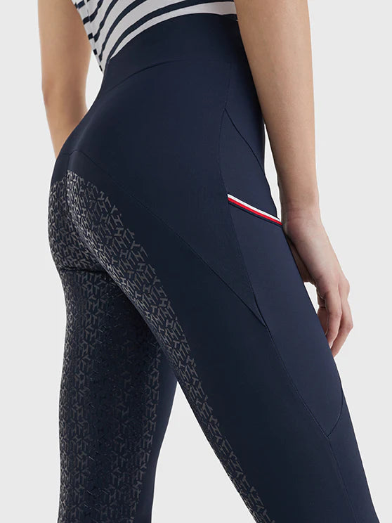 Tommy Hilfiger Full seat style riding leggings navy