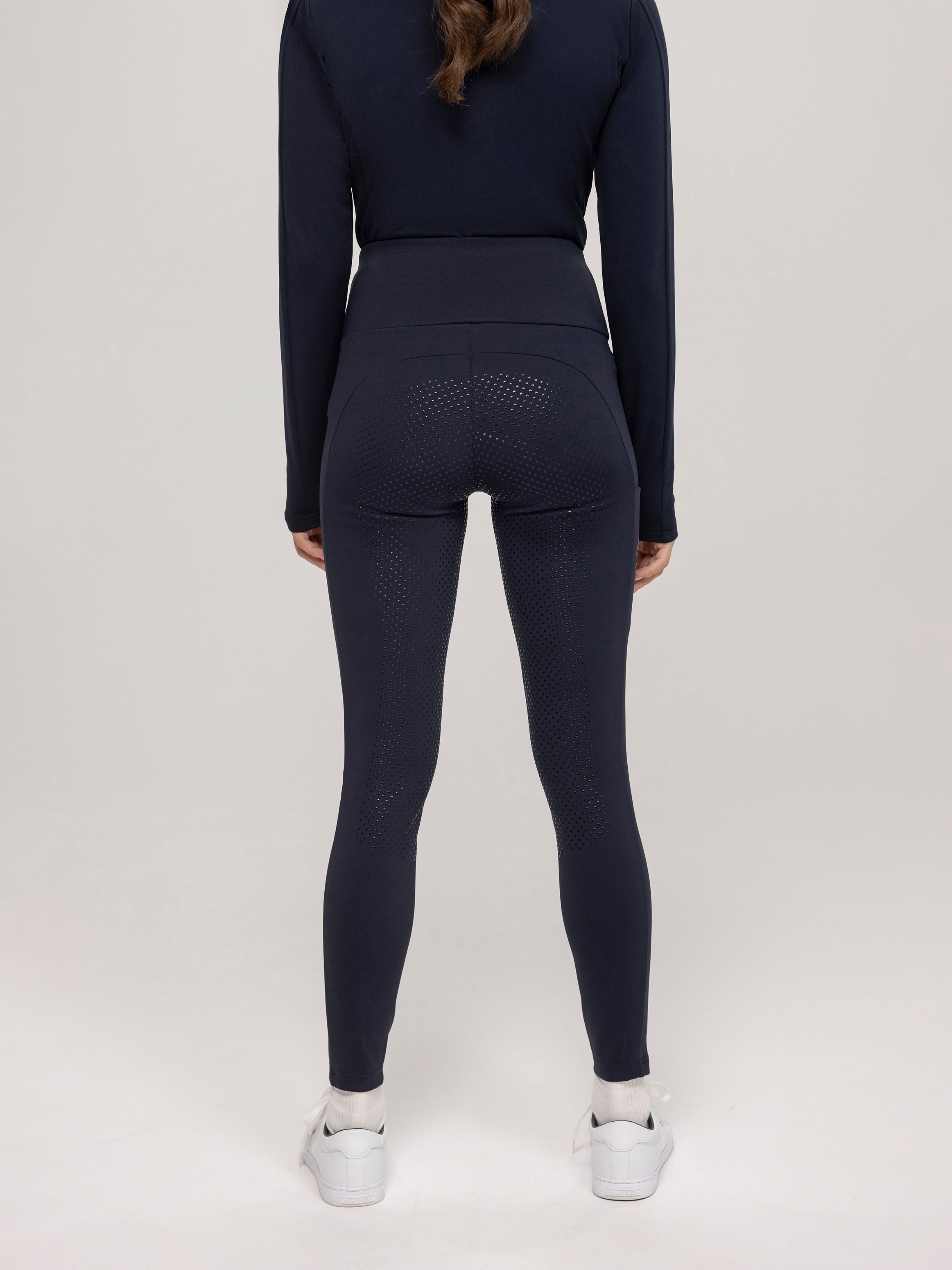 Tommy Hilfiger Delaware Full grip riding leggings in desert sky