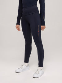 Tommy Hilfiger Delaware Full grip riding leggings in desert sky