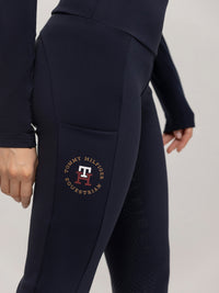 Tommy Hilfiger Delaware Full grip riding leggings in desert sky