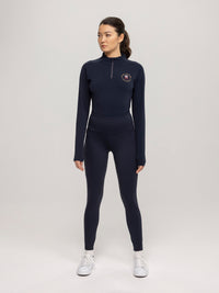 Tommy Hilfiger Delaware Full grip riding leggings in desert sky