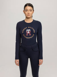 Tommy Hilfiger Ohio graphic training t-shirt in desert sky