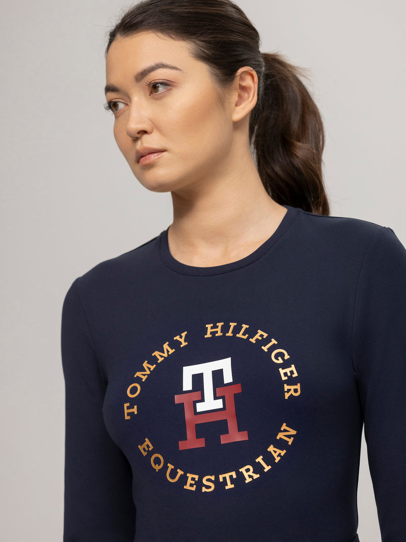 Tommy Hilfiger Ohio graphic training t-shirt in desert sky