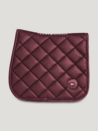 Tommy Hilfiger Parsons glitter crystal saddlepad in deep burgundy