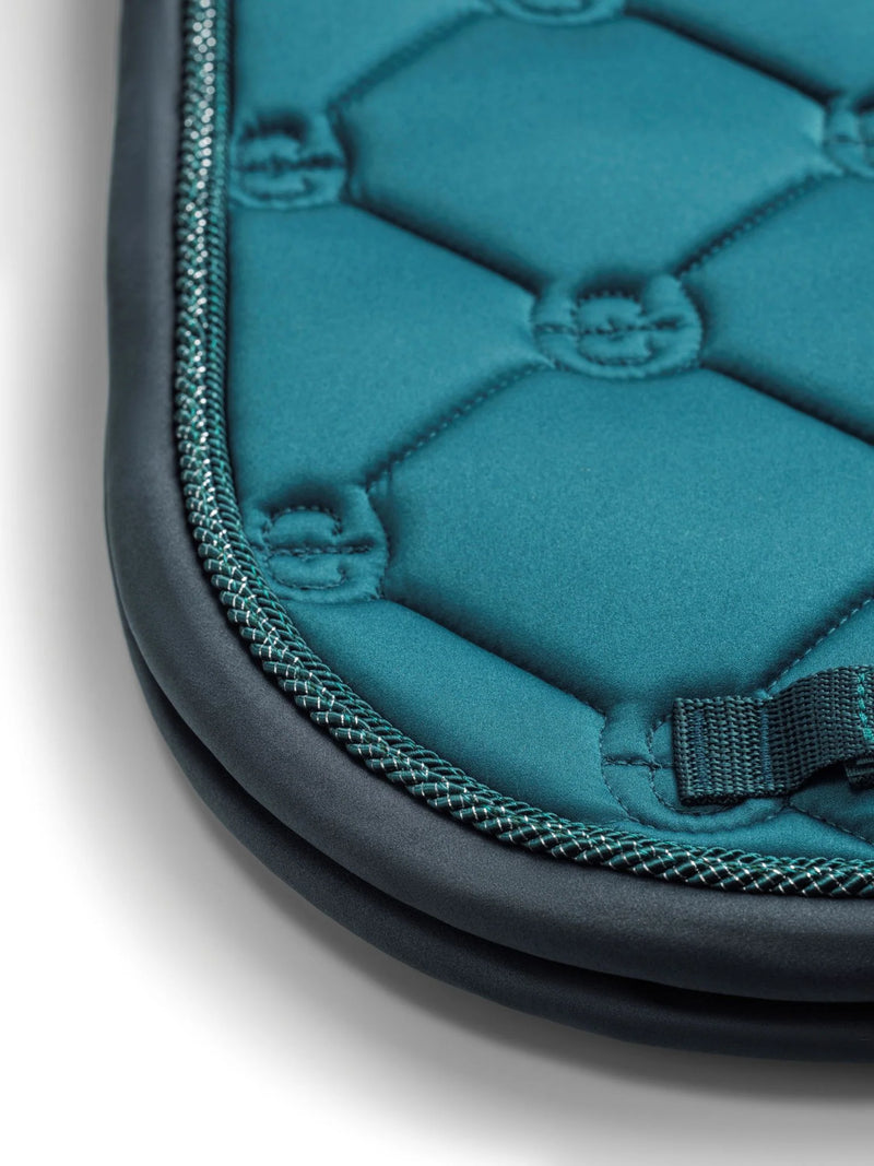 Equestrian Stockholm Teal blue dressage saddlepad