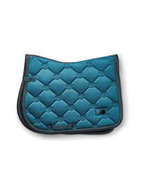 Equestrian Stockholm teal blue Jump saddlepad