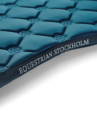 Equestrian Stockholm teal blue Jump saddlepad