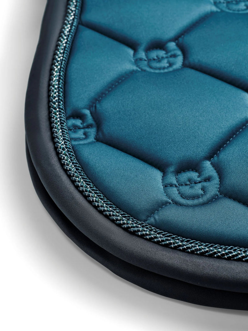 Equestrian Stockholm teal blue Jump saddlepad