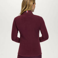 Tommy Hilfiger Elmonte deep burgundy fleece jacket