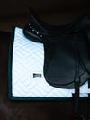 Equestrian Stockholm White dramatic Monday modern Dressage saddlepad