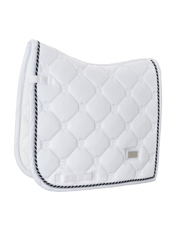 Equestrian Stockholm White Perfection Dressage saddlepad