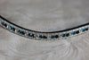 Equiture Indicolite, montana and clear browband- xfull, curve, black