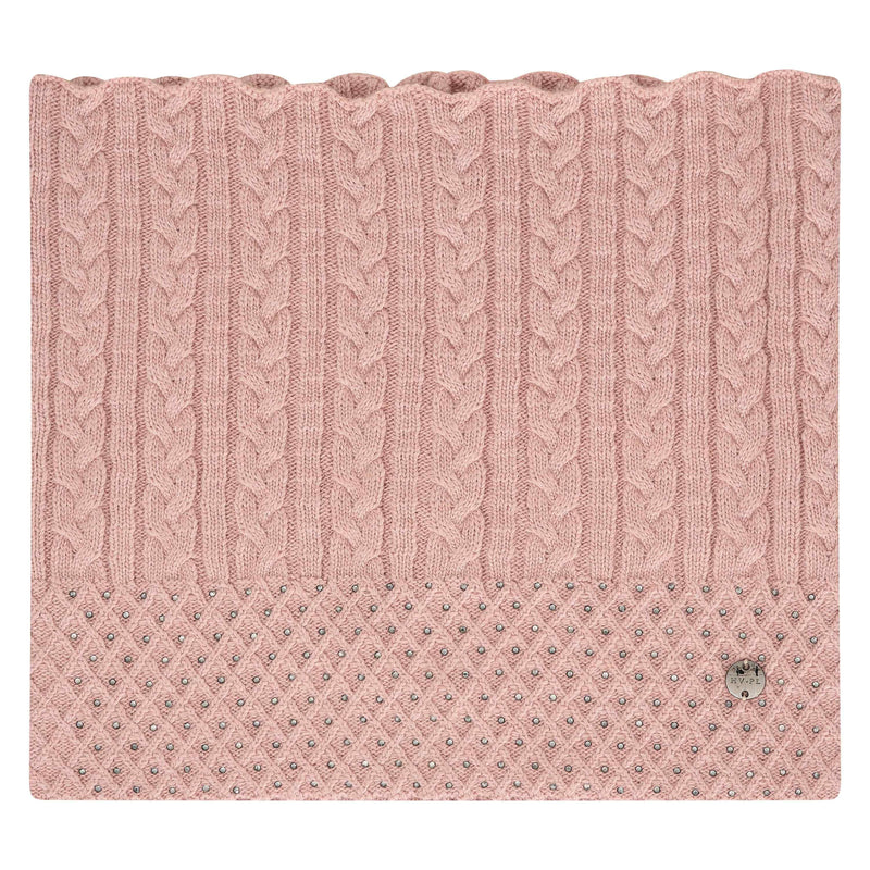 HV Polo Breeze loop scarf in Dusty rose heather