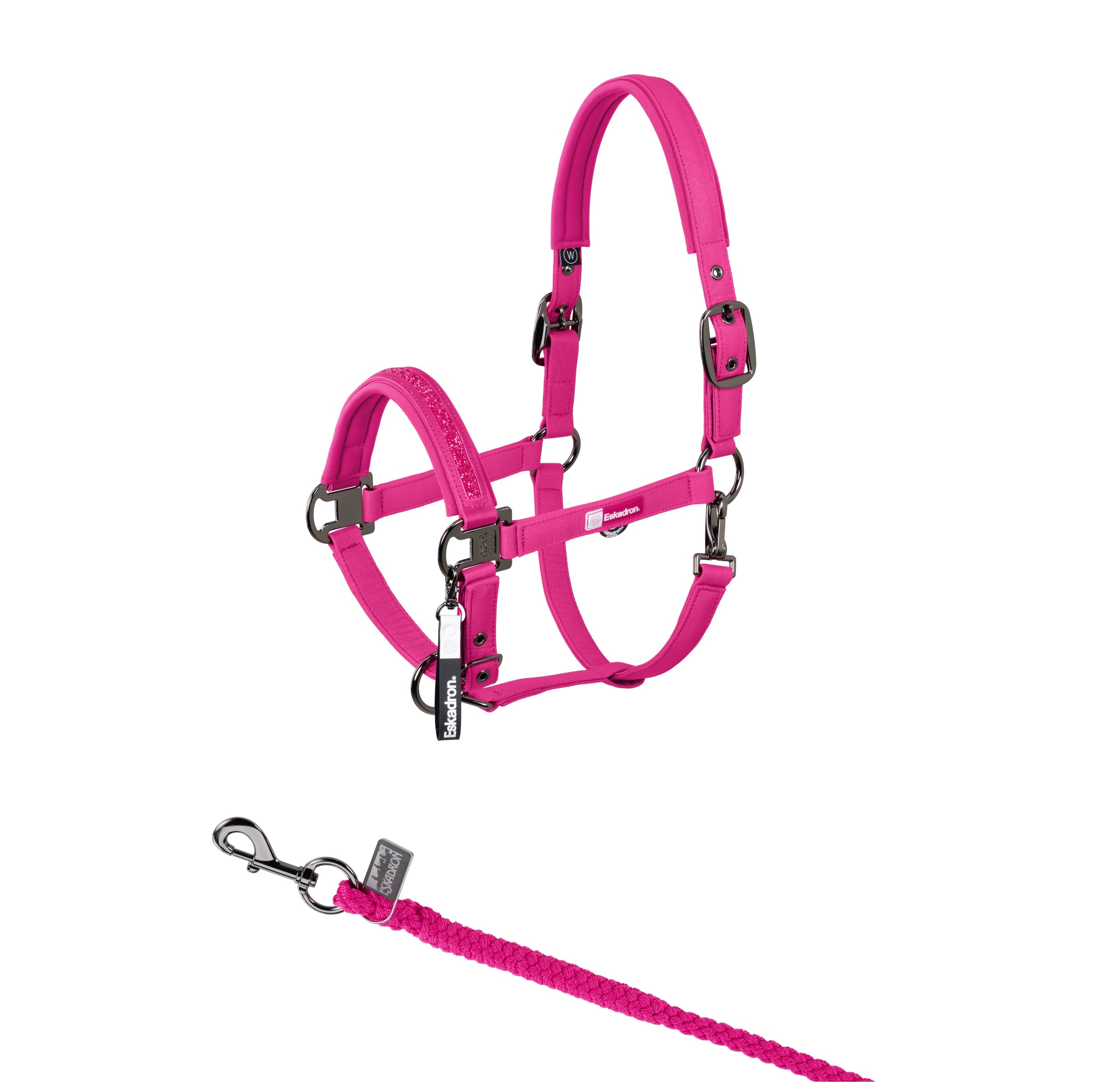 Eskadron Dynamic Lipstick crystal headcollar and leadrope