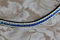 Equiture Heliotrope and iridescent browband