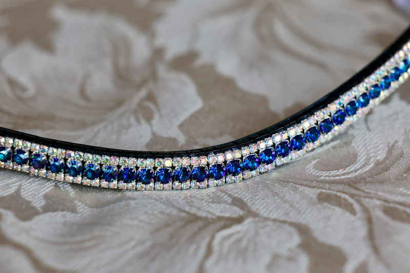 Equiture Heliotrope and iridescent browband