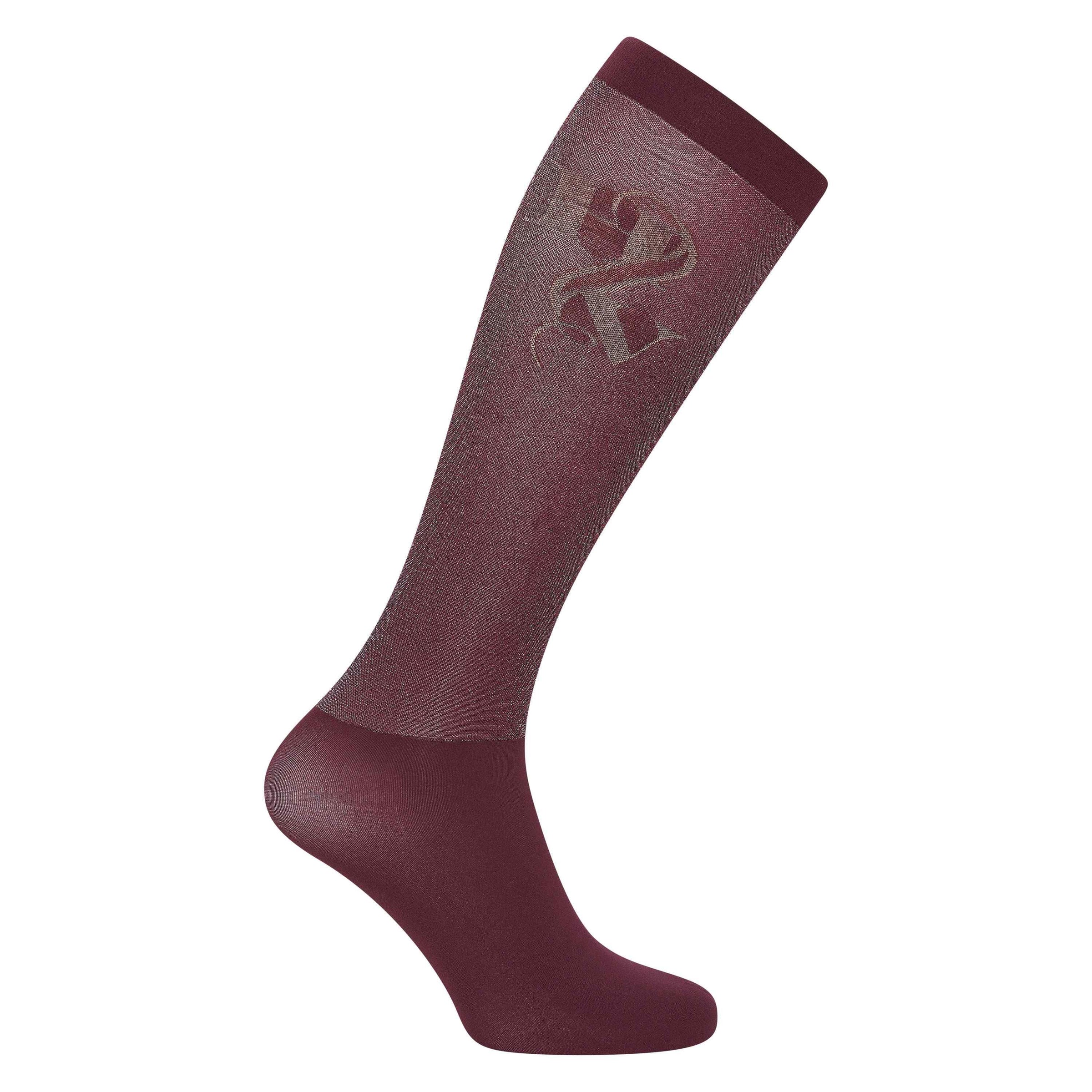 HV Polo Lucia dark berry riding socks