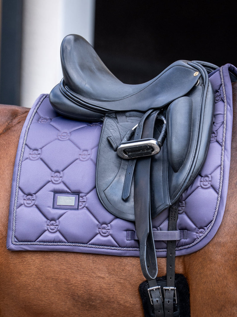 Equestrian Stockholm dark violet dressage saddlepad