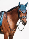 Equestrian stockholm teal blue fly veil