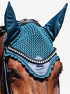 Equestrian stockholm teal blue fly veil